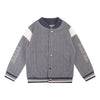 Daily7 Organic Bomber Jacket Stripe - Bubbles & Bo
