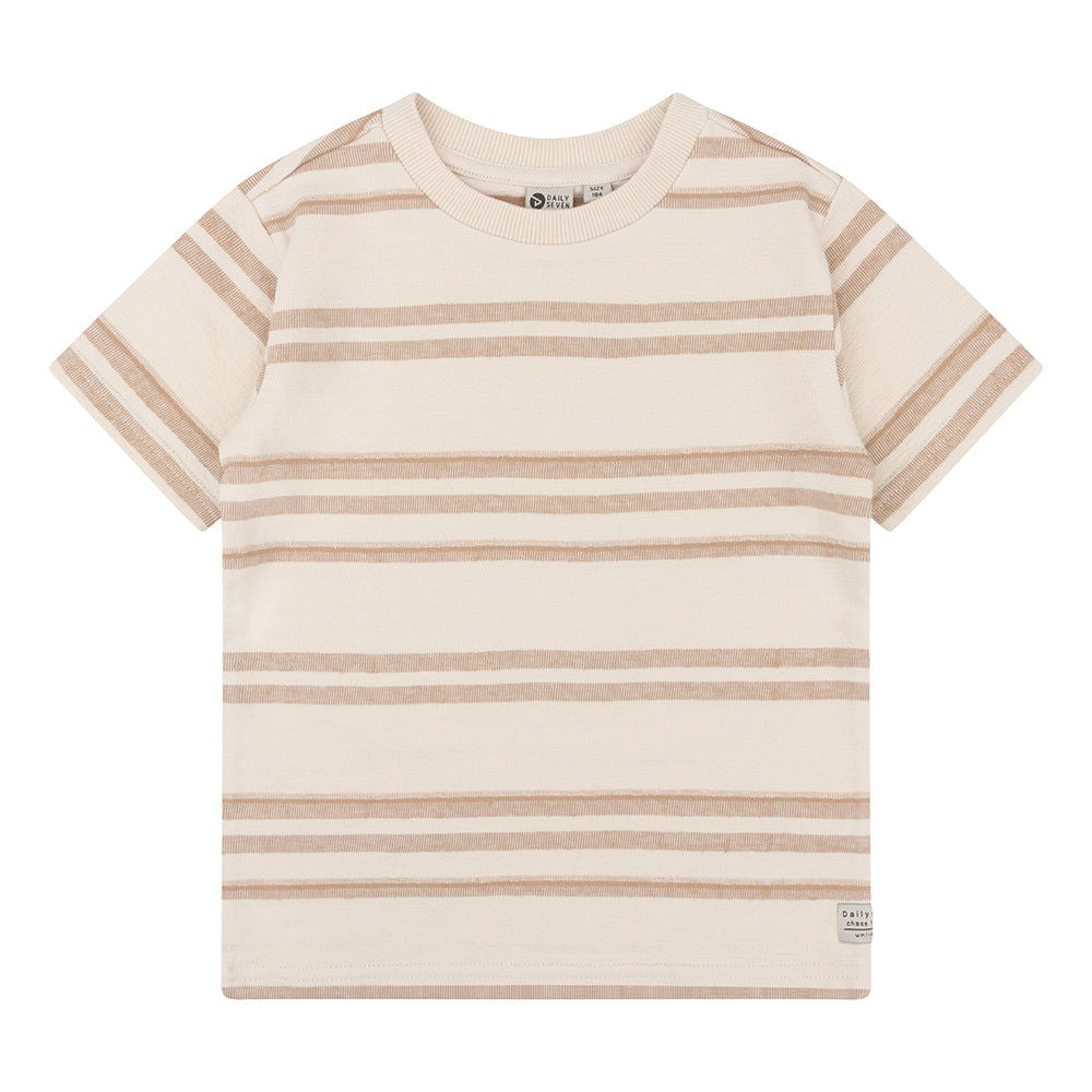 Daily7 Organic T-Shirt Stripe - Bubbles & Bo