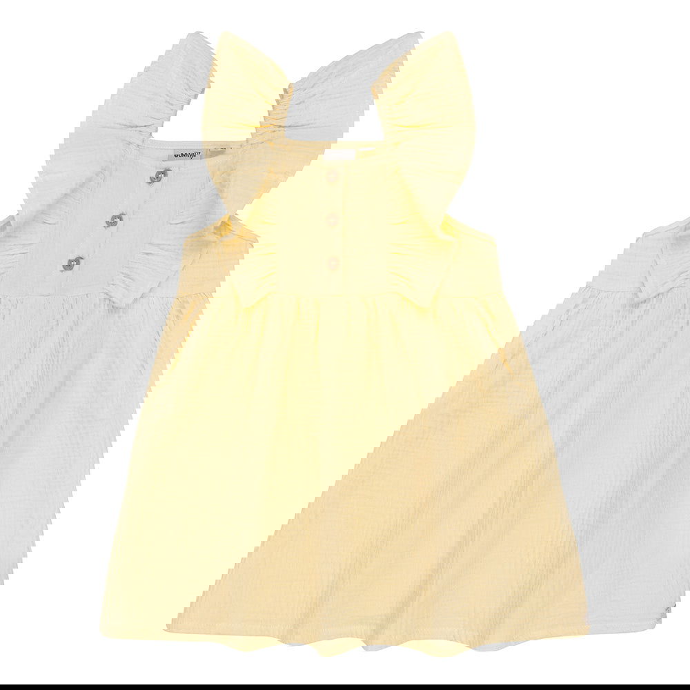 Daily7 Ruffle Dress Muslin - Bubbles & Bo