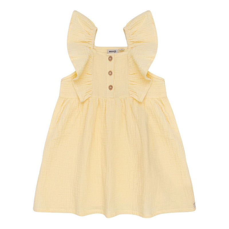 Daily7 Ruffle Dress Muslin - Bubbles & Bo
