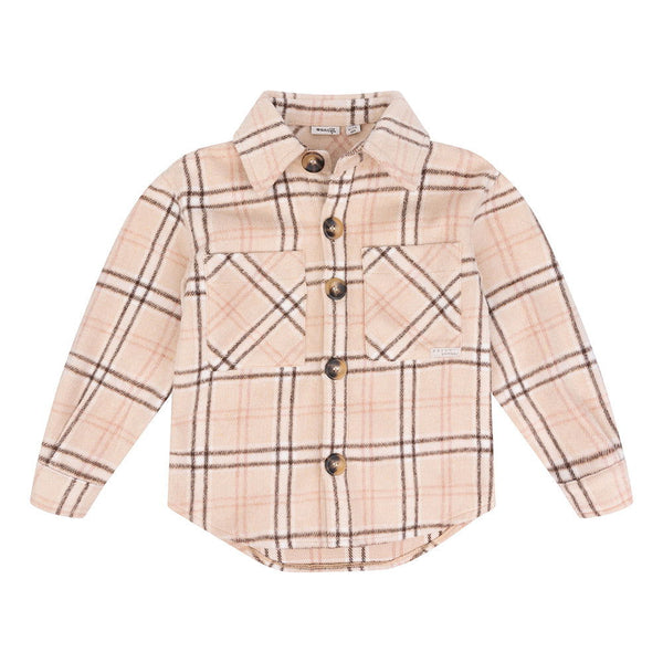 Daily7 Shirt Jacket Check - Bubbles & Bo