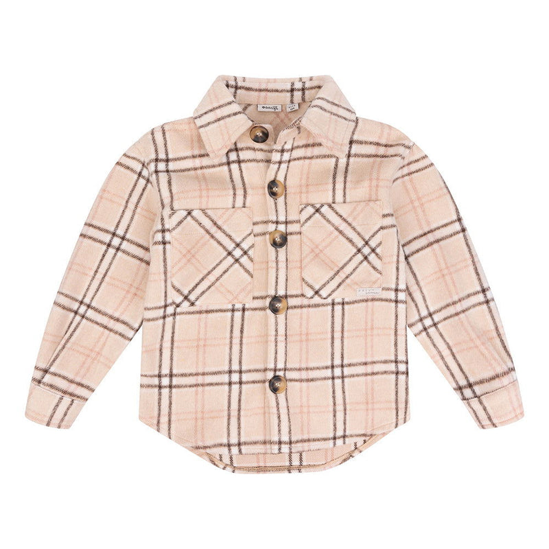 Daily7 Shirt Jacket Check - Bubbles & Bo