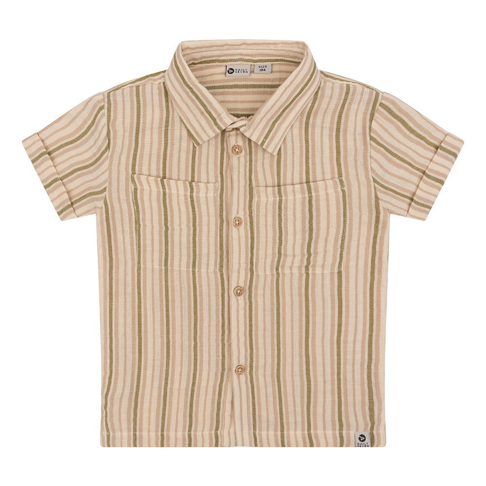 Daily7 Shirt Shortsleeve Stripe