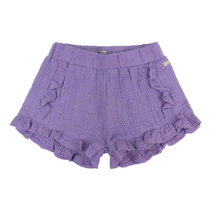 Daily7 Short ruffle Muslin Broderie - Bubbles & Bo
