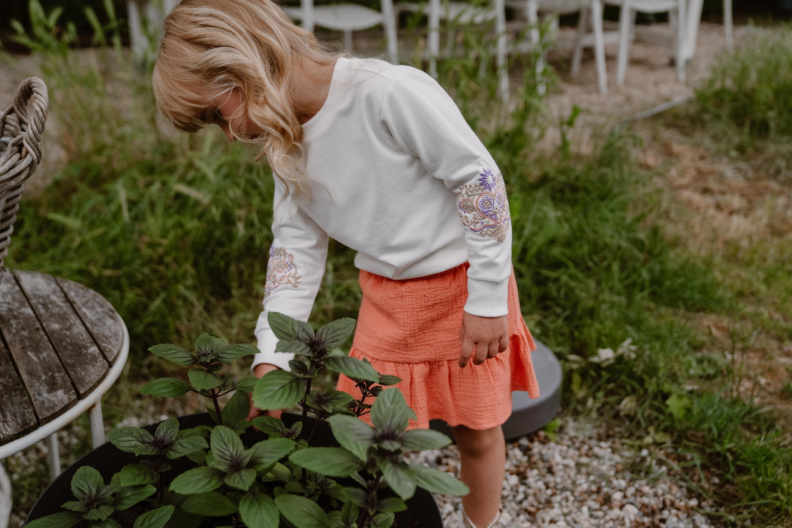 Daily7 Skirt Muslin Broderie - Bubbles & Bo