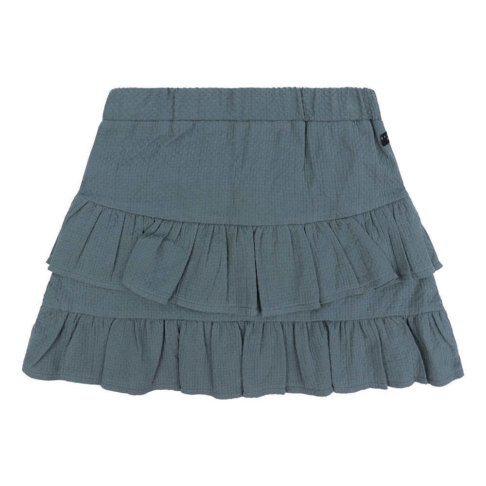 Daily7 Skirt Ruffle Petrol - Bubbles & Bo