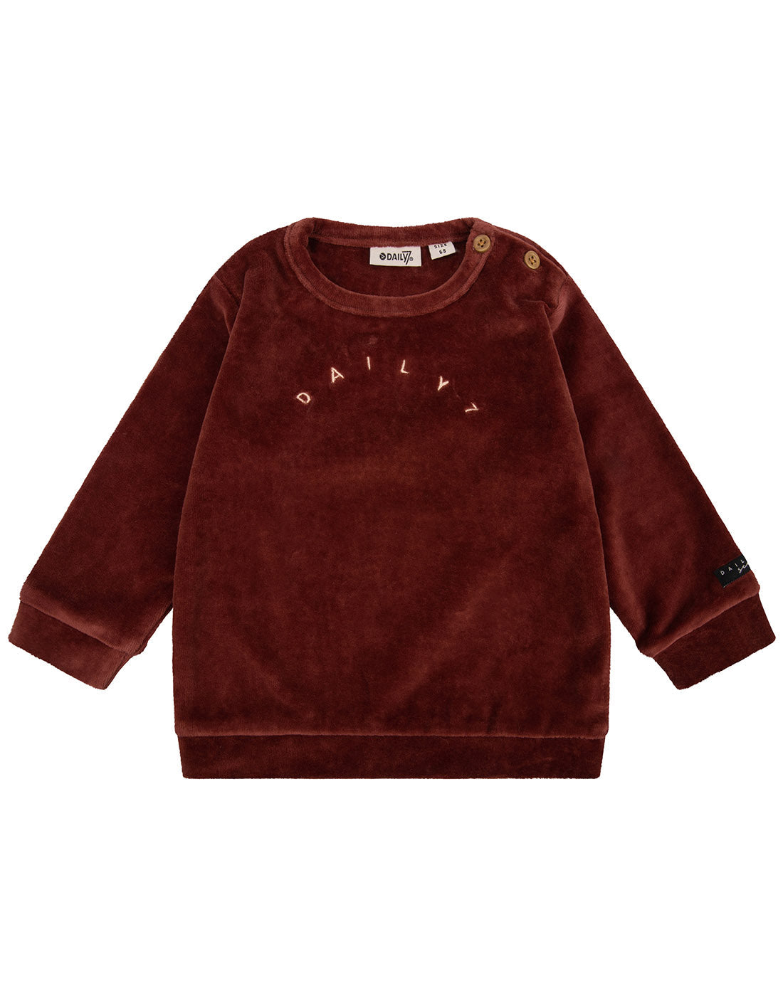 Daily7 Sweater Crewneck Velvet Daily - Bubbles & Bo