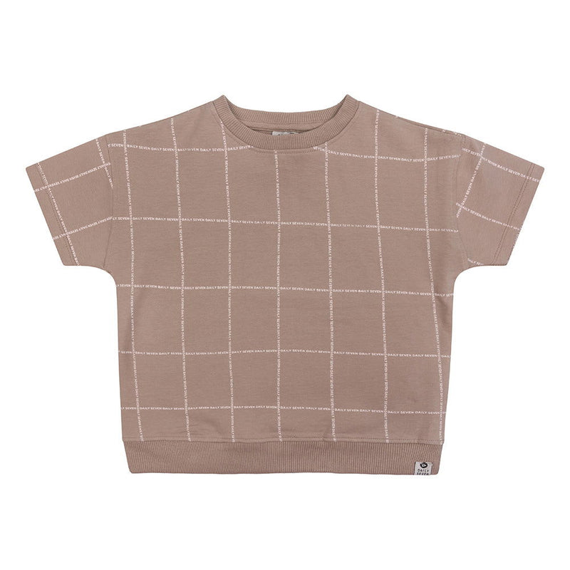 Daily7 Sweater Oversized D7 Short Sleeve - Bubbles & Bo