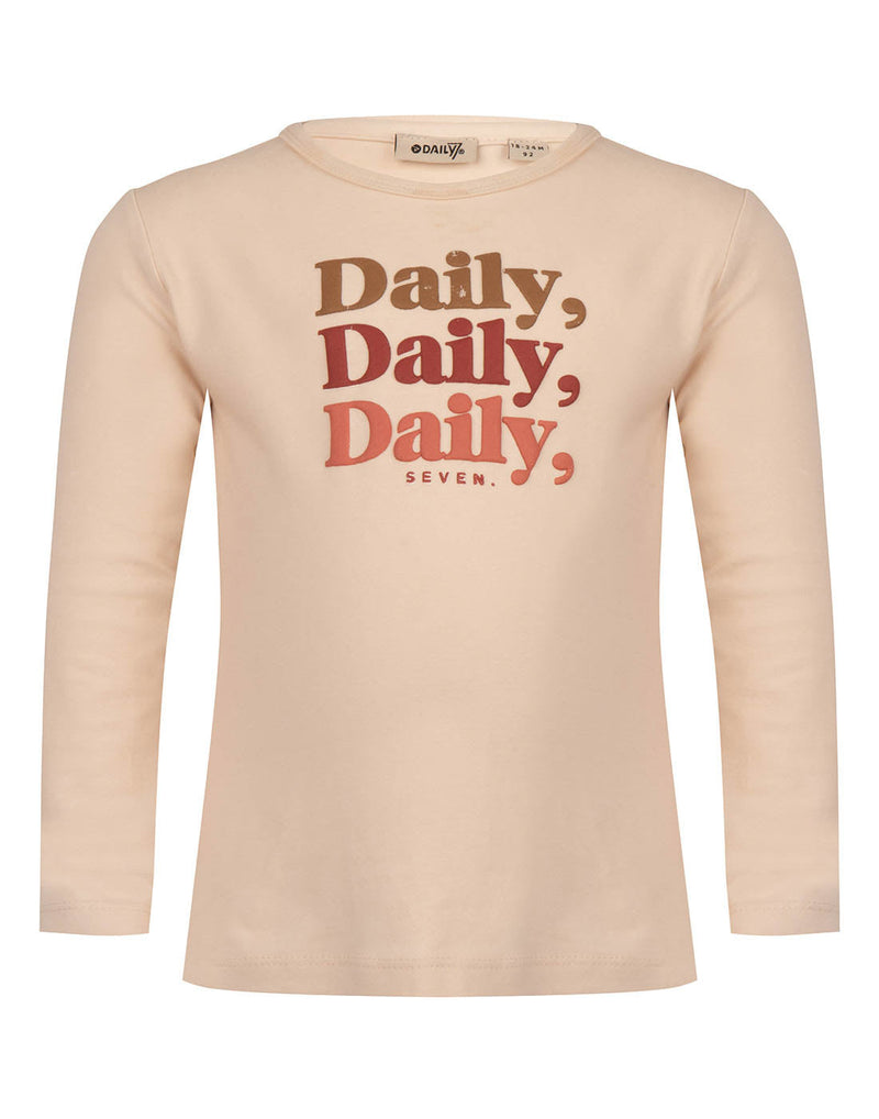 Daily7 T-Shirt Ls Daily Seven - Bubbles & Bo