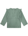 Daily7 T-Shirt Ls Rib Ruffle - Bubbles & Bo