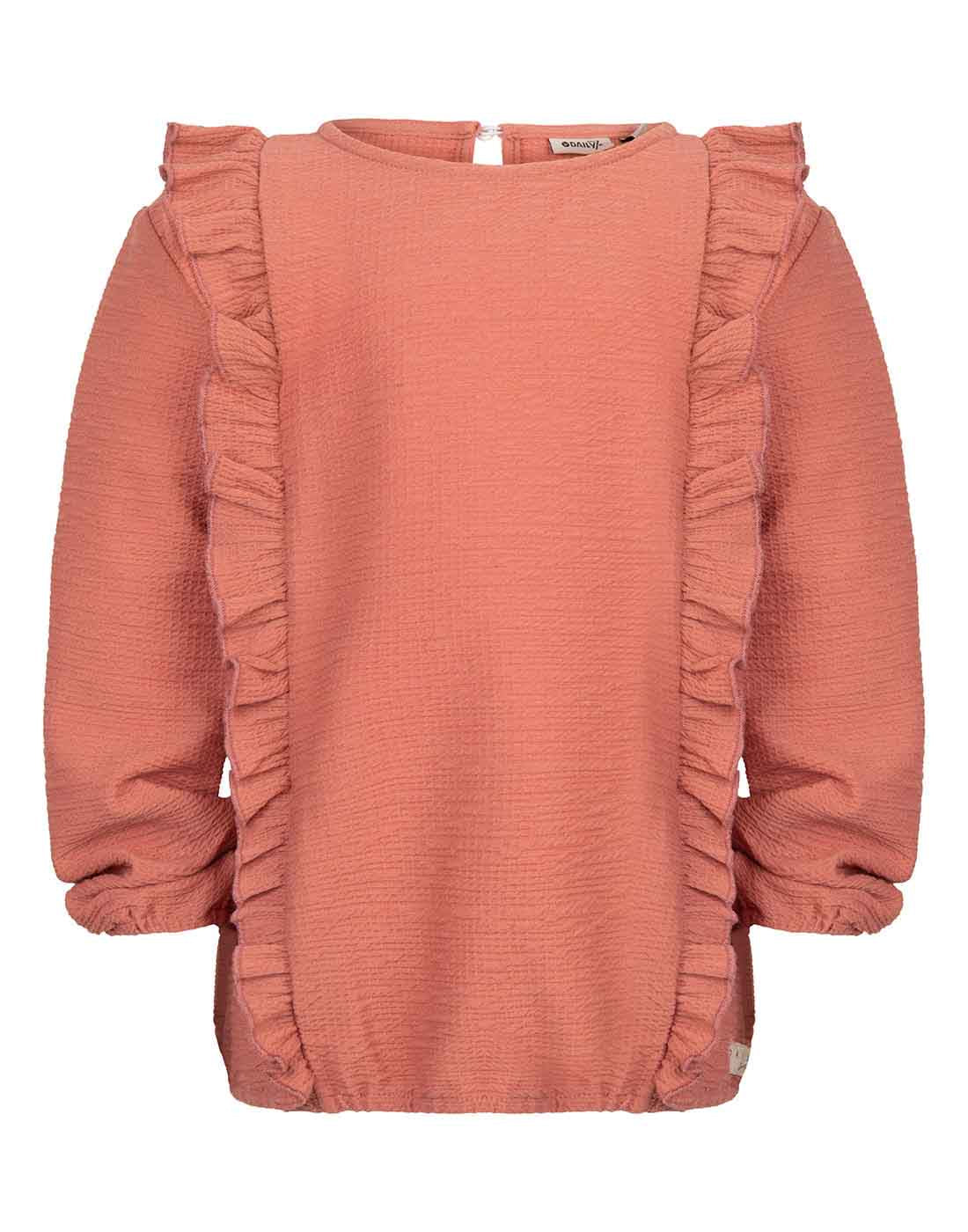 Daily7 T-Shirt Ls Ruffle