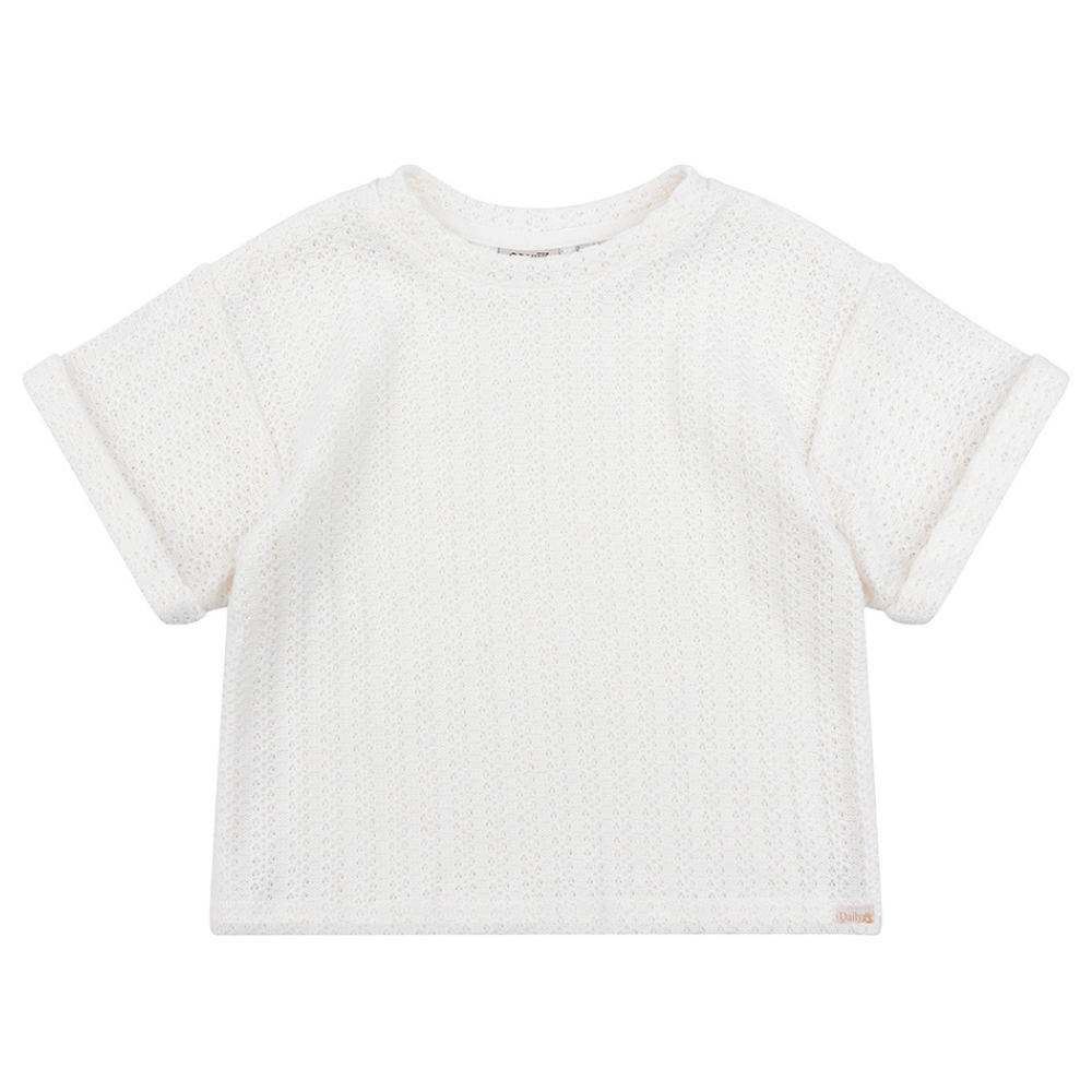 Daily7 T-shirt Oversized Fancy Knit