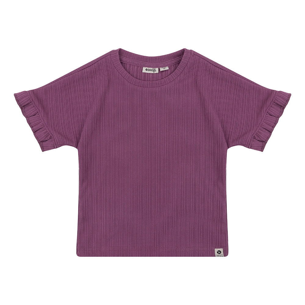Daily7 T-shirt Oversized Ruffle