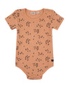 Daily 7 Newborn BODY SS BIRD PRINT - Bubbles & Bo