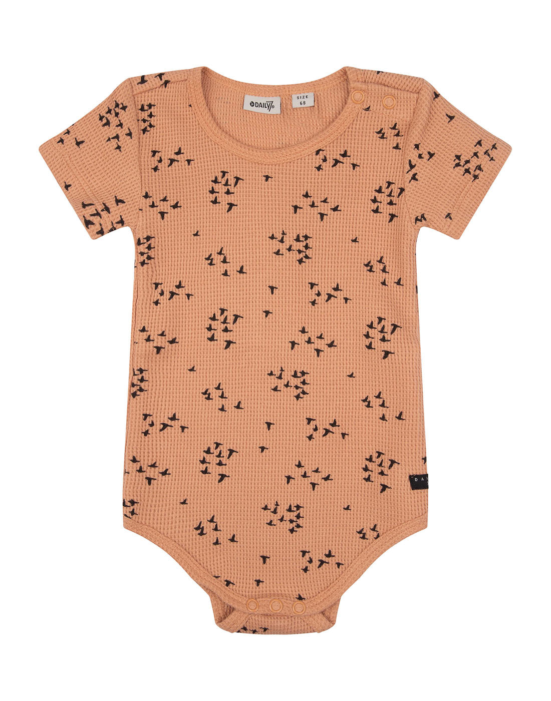 Daily 7 Newborn BODY SS BIRD PRINT