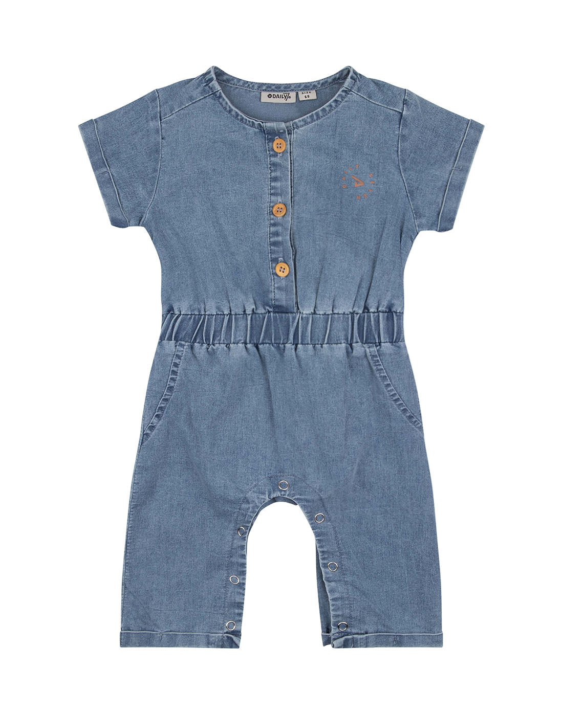 Daily 7 Newborn JUMPSUIT SS LIGHT WEIGHT DENIM