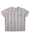 Daily 7 Newborn SHIRT SS STRIPE - Bubbles & Bo