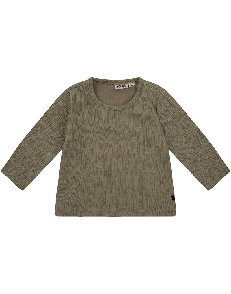 Daily 7 Newborn T-SHIRT LS STRUCTURE - Bubbles & Bo