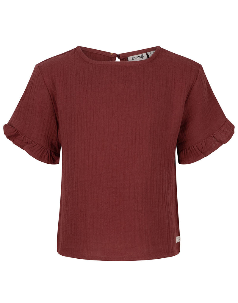Daily 7 SHIRT SS MUSLIN - Bubbles & Bo