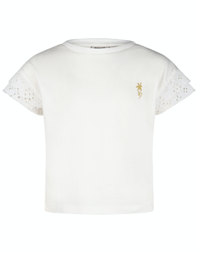 Daily 7 SHORT SLEEVE WITH BRODERIE - Bubbles & Bo