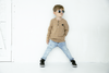 Daily 7 T-SHIRT LS GRANDAD STRIPE - Bubbles & Bo