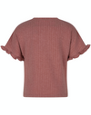Daily 7 T-SHIRT SS FANCY RIB RUFFLE - Bubbles & Bo