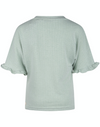 Daily 7 T-SHIRT SS FANCY RIB RUFFLE - Bubbles & Bo