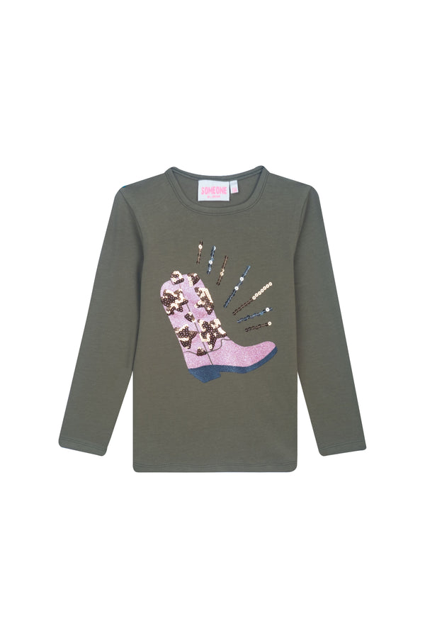 Someone T-shirt long sleeves DAPHNE-SG-03-E
