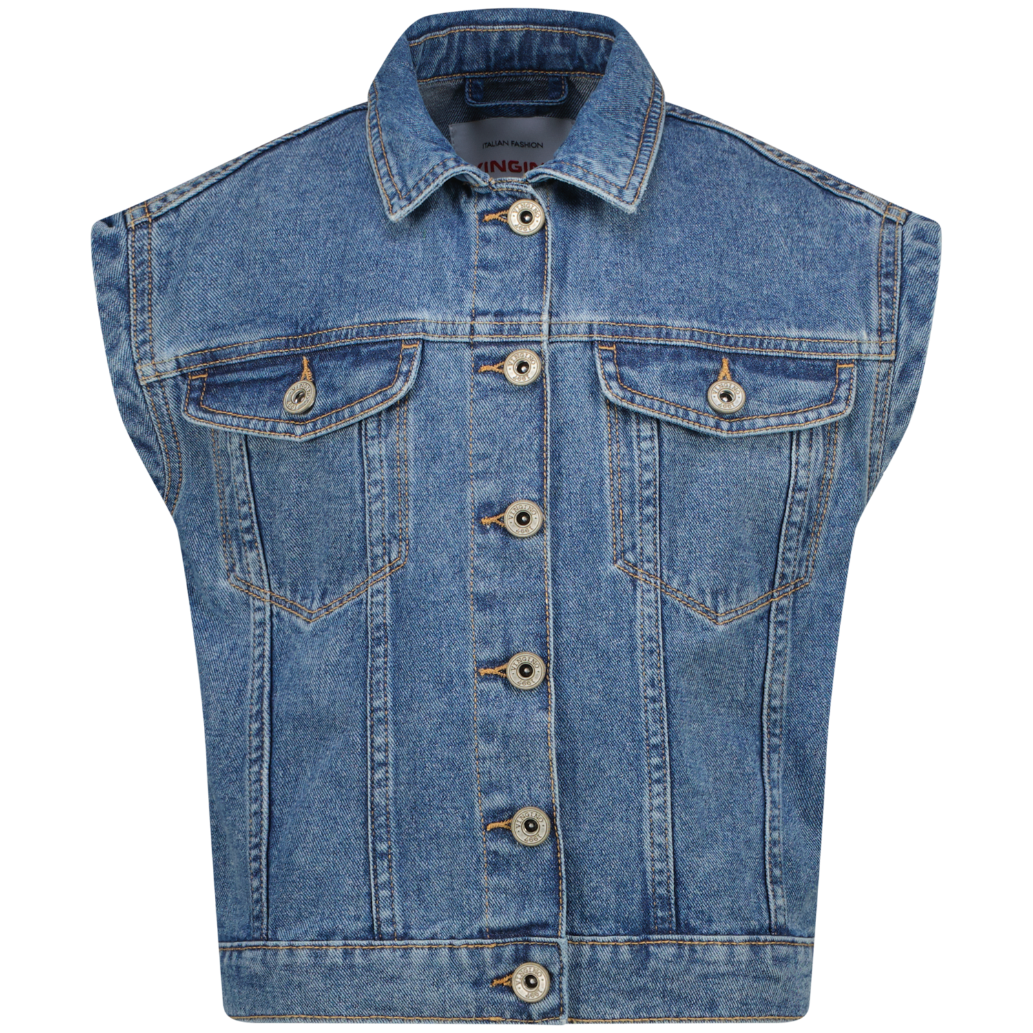 Vingino Denim Jacket Sleeveless Tiana