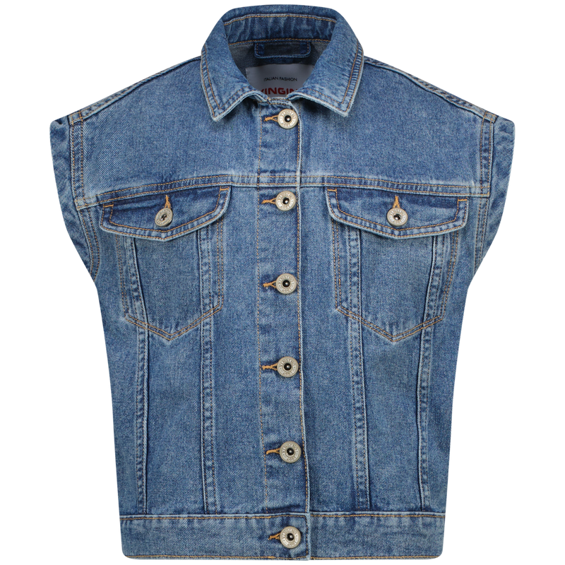 Vingino Denim Jacket Sleeveless Tiana