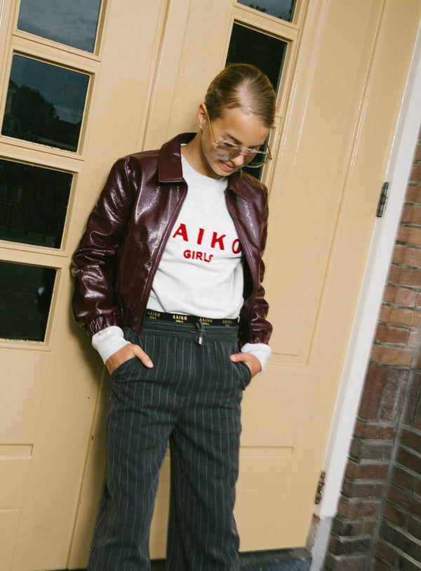 Aaiko Girls Trousers ESILA PINSTRIPE ANTRA