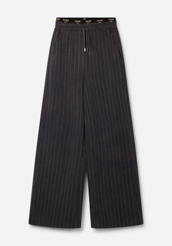 Meisjes Trousers ESILA PINSTRIPE ANTRA van Aaiko Girls in de kleur ANTRAGREY in maat 176.