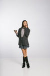Meisjes Trousers ESILA PINSTRIPE FUDGE van Aaiko Girls in de kleur FUDGE in maat 176.