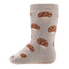 Ewers Sok antislip Beige met paddestoelen - Bubbles & Bo