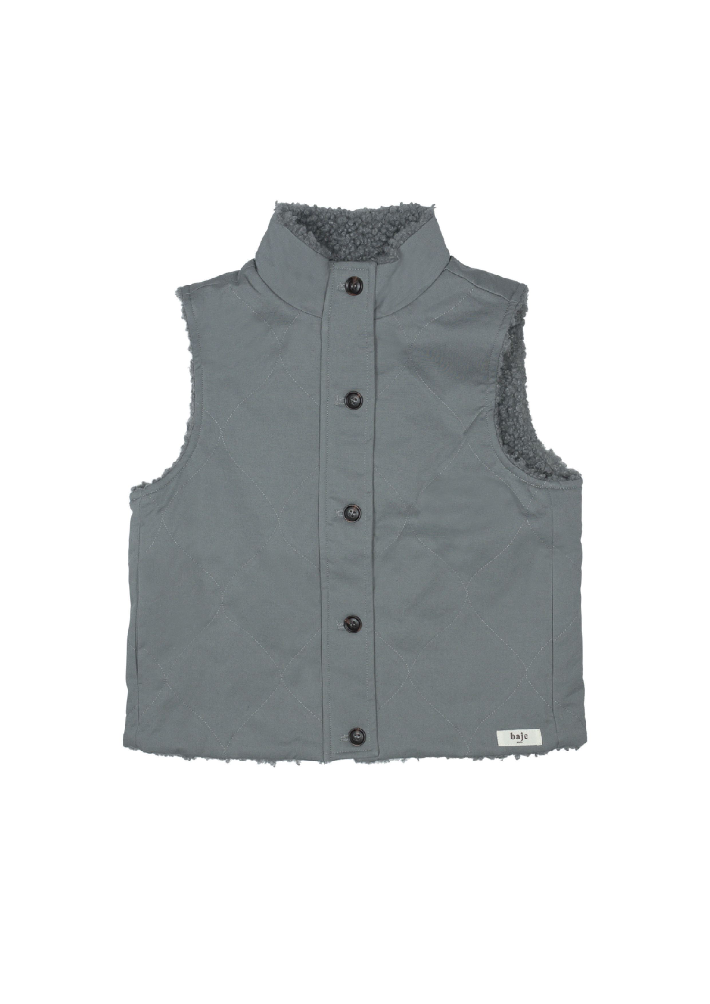 Baje Studio Eyot bodywarmer greyish blue