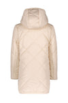 Like Flo Reversible hooded long jacket fancy quilting