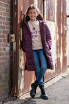 Meisjes Sweater Crewneck van Like Flo in de kleur Sorbet in maat 140.