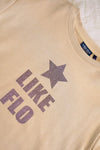 Meisjes Sweater Crewneck van Like Flo in de kleur Sorbet in maat 140.