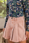 Meisjes Crepe Jersey Top With Aop Paisley van Like Flo in de kleur Paisley in maat 140.