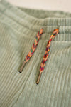 Meisjes Rib Velours Flared Pants van Like Flo in de kleur Pistache in maat 140.
