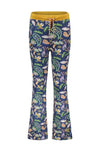 Meisjes Crepe Jersey Flare Pants With Aop Paisley van Like Flo in de kleur Paisley in maat 140.