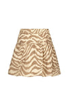 Meisjes Fine Twill Skirt With Aop Zebra van Like Flo in de kleur Zebra in maat 140.