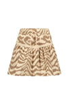 Meisjes Fine Twill Skirt With Aop Zebra van Like Flo in de kleur Zebra in maat 140.