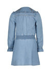 Meisjes Tencell Denim Dress van Like Flo in de kleur lt denim in maat 140.