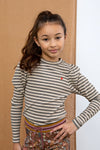 Like Flo Rib Rollneck Yd Stripe