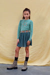 Like Flo Melee Puffy Top With Sequins