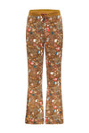 Like Flo Crepe Jersey Flare Pants With Aop Paisley