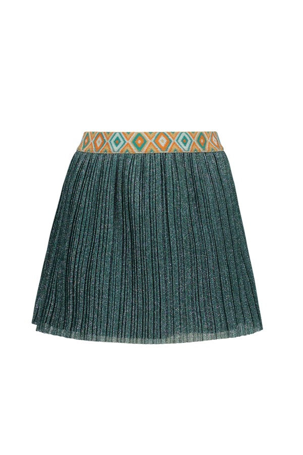 Like Flo Glitter Plisse Skirt