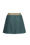 Like Flo Glitter Plisse Skirt