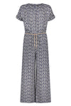 Like Flo Fancy Jersey Jumpsuit Ikat Panther